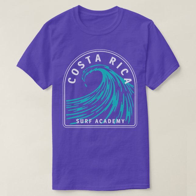 Camiseta Academia de Surfs da Costa Rica 1 (Frente do Design)