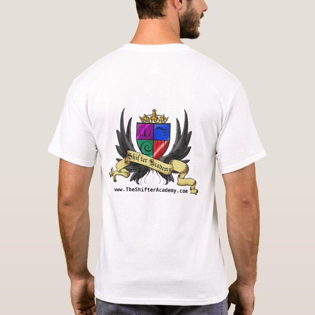 Camiseta Academia do deslocador que o lado você escolherá o (Verso)