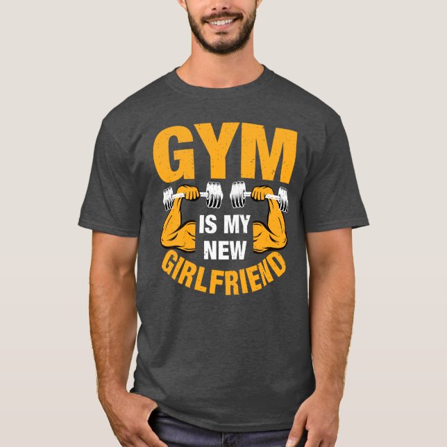 Camiseta Academia é minha nova namorada  (Frente)
