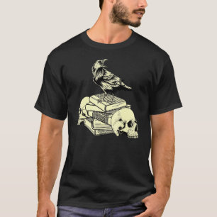 Camiseta Academia Escura Raven Crow Nos Livros Antigos Sk