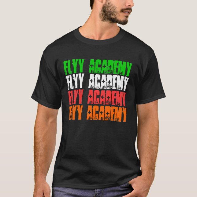Camiseta academia flyy, academia de Flyy, academia de Flyy, (Frente)