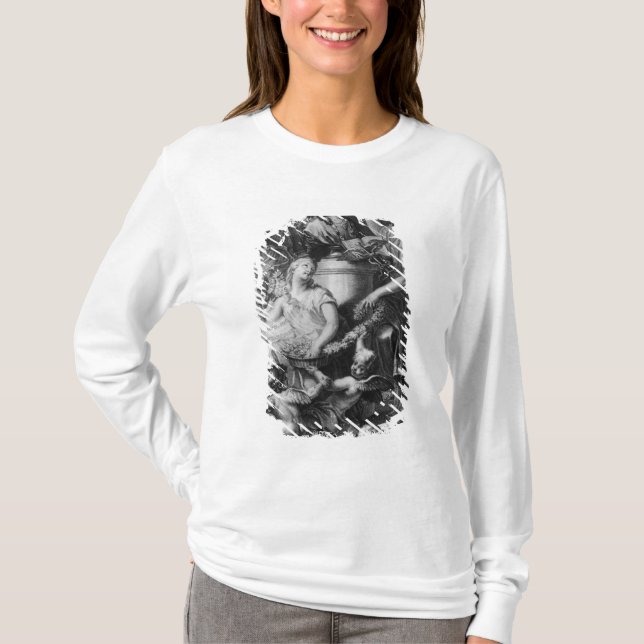 Camiseta Academia francesa Dictionary do Frontispiece ' (Frente)