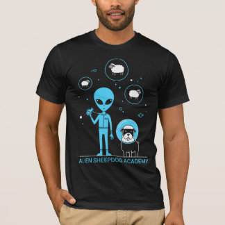 Camiseta Academia Sheepdog alienígena | Engraçado Herdin Es