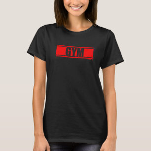Camiseta Academia Vermelho Academia Fitness Treino Vermelho
