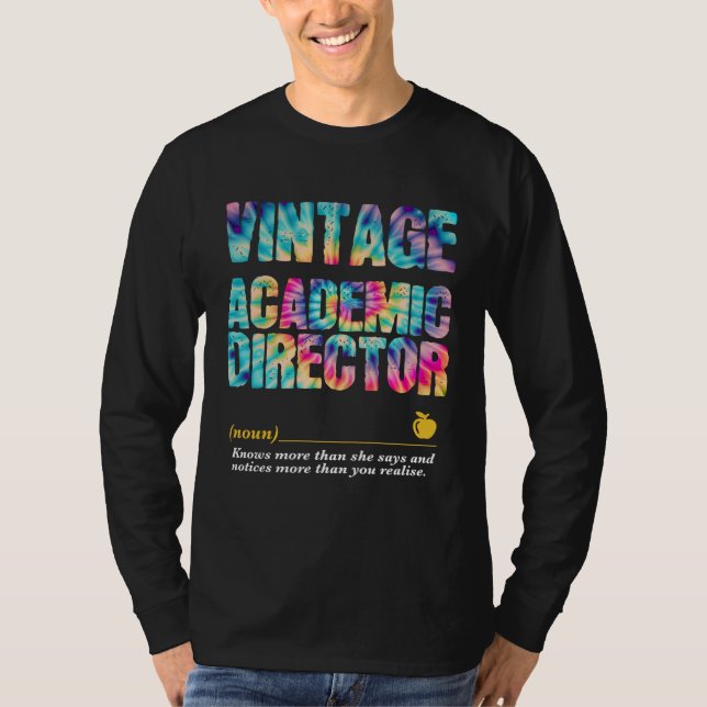 Camiseta Academic Director Appreciation Week Back to School (Frente)