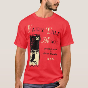 Camiseta Acadêmica Escura Aestética Coração Jovem Mágico