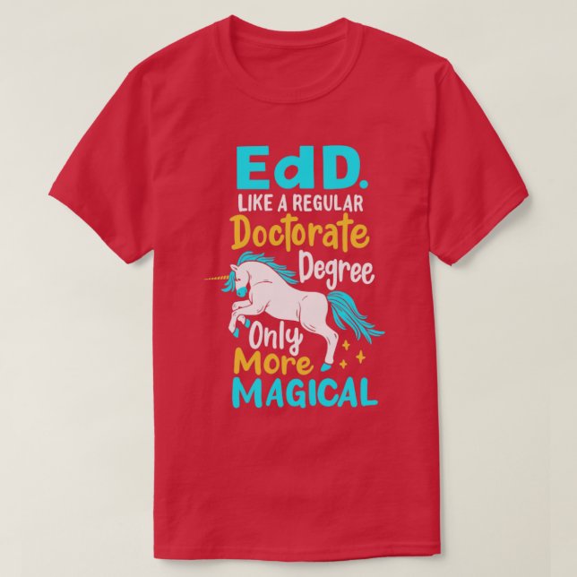 Camiseta Acadêmico da Pesquisa de Doutorado em Educação do  (Frente do Design)