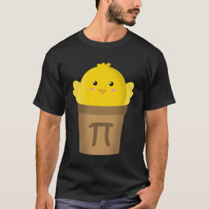 Camiseta Acadêmico de Math & Pi Day Pie, Pote de frango