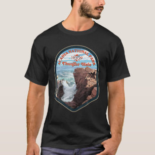 Camiseta Acadia Nation Park Thunder Hole Hiking 1929