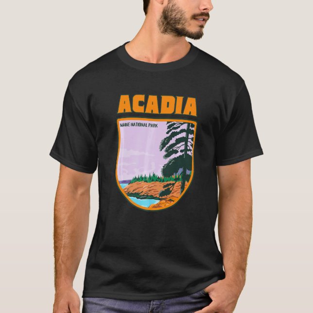 Camiseta Acadia National Park   (Frente)
