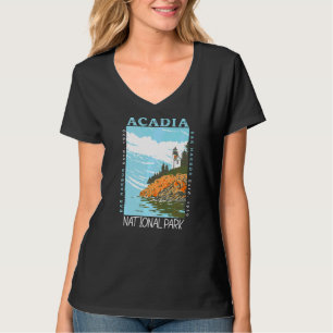 Camiseta Acadia National Park Bar Harbor Maine Vintage