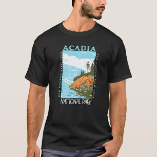 Camiseta Acadia National Park Bar Harbor Maine Vintage