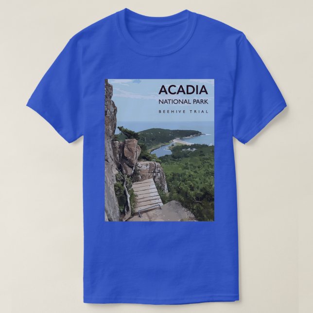Camiseta Acadia National Park Beehive 1 (Frente do Design)