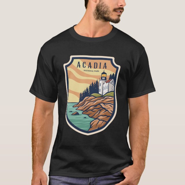 Camiseta Acadia National Park Maine Usa (Frente)