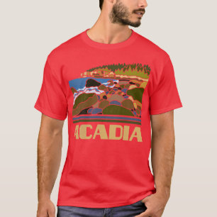 Camiseta Acadia National Park Nature Lover Vintage Retro Sk