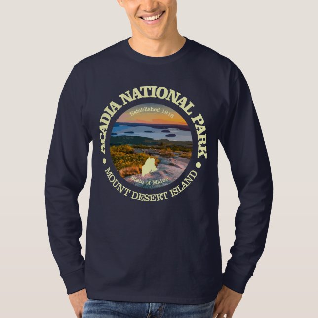 Camiseta Acadia NP (Cadillac Mtn) (Frente)