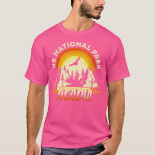 Camiseta Acadia US National Park Maine Backpacking Hiking V