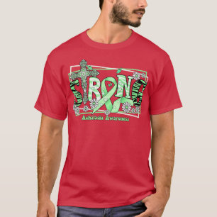 Camiseta Acalasia Consciência cruza fita Forte esperança am