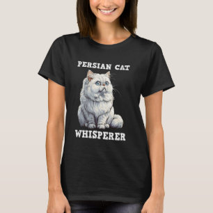 Camiseta ACALMADOR DE GATO PERSA Dono de Gato Persa Engraça