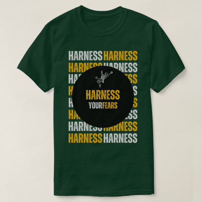 Camiseta Acalme-Se Com Seus Medos Escalando (Frente do Design)