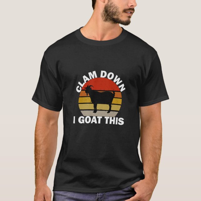 CAMISETA ACALME-SE, EU TENHO ISSO. PARA QUALQUER PESSOA QUE (Frente)