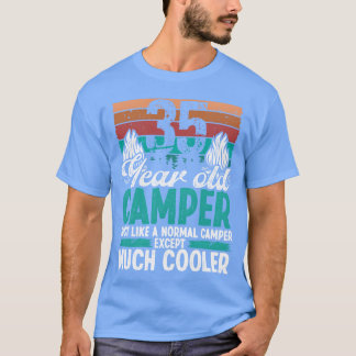 Camiseta Acampador de 35 anos de idade Escotismo Acampament