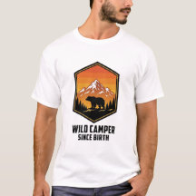 Acampador Selvagem Desde o Nascimento Urso Montanh