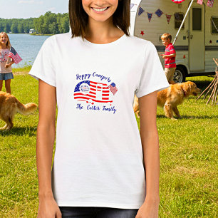 Camiseta Acampadores Felizes América personalizado
