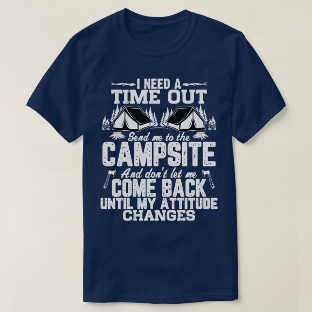 Camiseta Acampamento (Frente do Design)