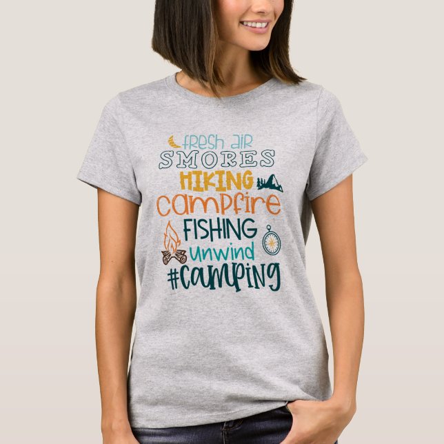 Camiseta Acampamento (Frente)