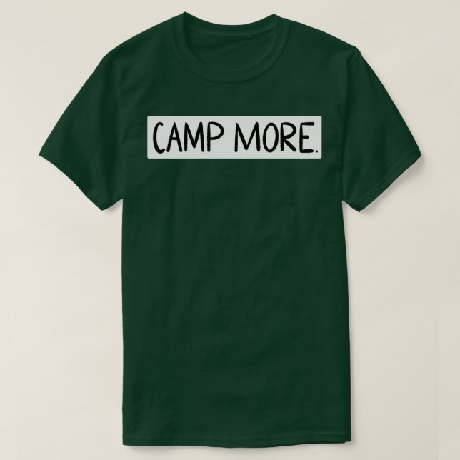 Camiseta Acampamento (Frente do Design)