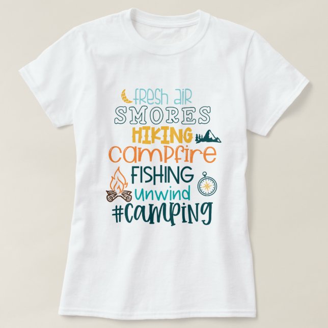 Camiseta Acampamento (Frente do Design)
