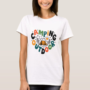 Camiseta Acampamento ao ar livre