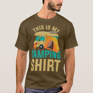 Camiseta Acampamento ao ar livre do Campo Natural de Campsi