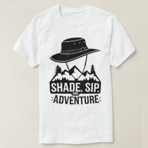 Camiseta Acampamento ao ar livre Montanhas Hat Adventure Ar