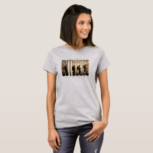 Camiseta Acampamento ao ar livre   Mulheres