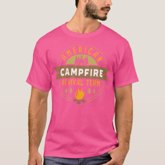 Camiseta Acampamento ao ar livre Tent American Campfire Rev