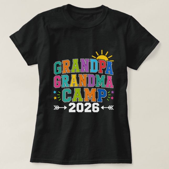 Camiseta Acampamento Avô Avó 2026 (Frente do Design)