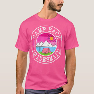 Camiseta Acampamento Bach Dama de Honra Esquadra de Noiva A