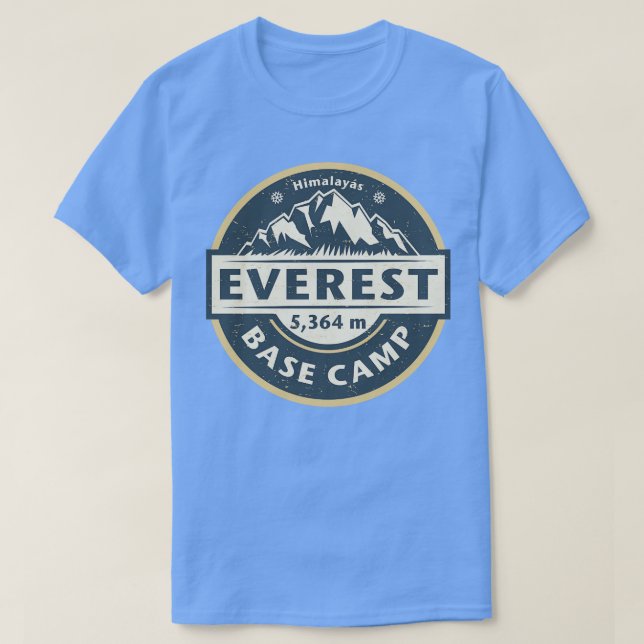 Camiseta Acampamento Base Everest 2 (Frente do Design)
