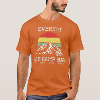 Camiseta Acampamento Base Subido Monte Everest South 0 Hik