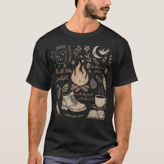 Camiseta Acampamento Baseado na Fé Religioso Acampamento Cr