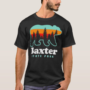 Camiseta Acampamento Baxter State Park Bear Maine