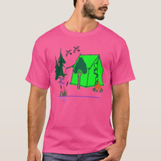 Camiseta acampamento camp camp engraçado