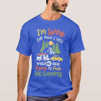 Camiseta Acampamento Camping Caravana família