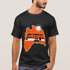 Camiseta Acampamento Caravan australiano