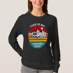 Camiseta Acampamento Caravan De Campanha Rv De Hiperligação