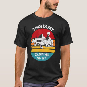 Camiseta Acampamento Caravan De Campanha Rv De Hiperligação