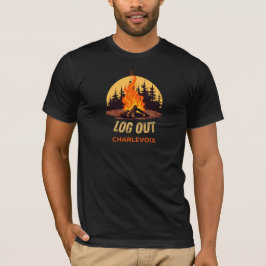 Camiseta Acampamento Charlevoix Michigan