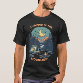 Camiseta Acampamento Clássico ao Luar